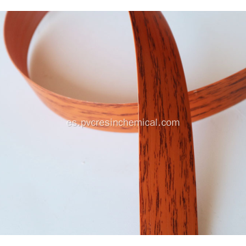 Bandas flexibles de borde de perfil de PVC t para muebles